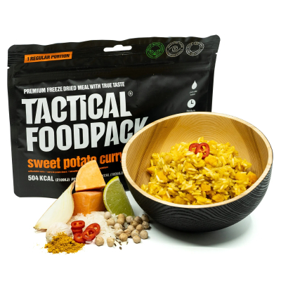 Tactical Foodpack sausā uzturdeva (saldie kartupeļi ar rīsiem)