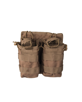 Maciņš 2 aptverēm atvērts Mil-tec (coyote)