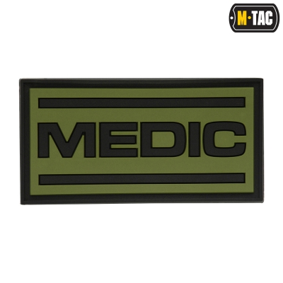 M-Tac uzšuve MEDIC (olive/black)