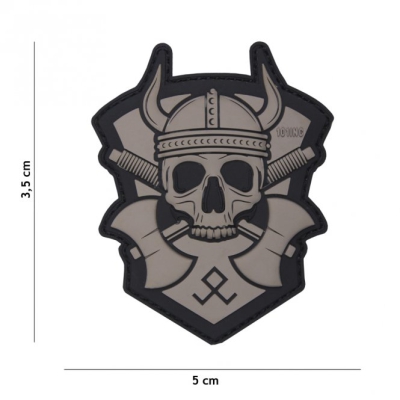Emblema PVC Viking  grey