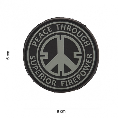 Emblema PVC Peace through