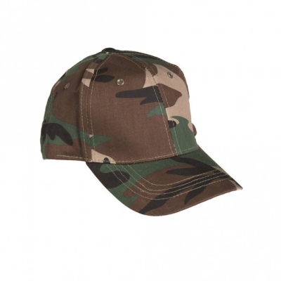 Детская кепка Baseball Mil-Tec woodland
