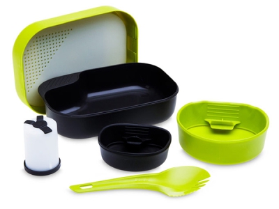 Ēšanas piederumu komplekts CAMP-A-BOX (dzeltens)