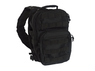 Mugursoma One Strap (melna)