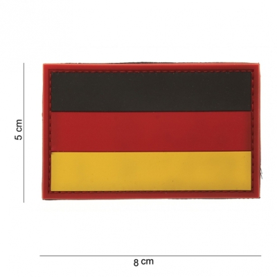 Emblēma PVC Germany Flag (zaļa)