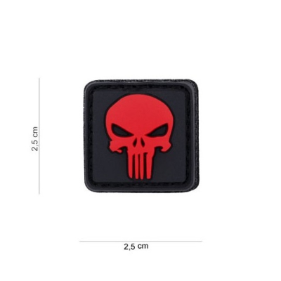 Uzšuve PVC Punisher red