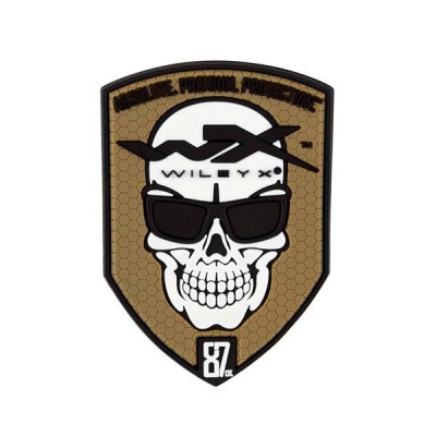 Uzšuve WileyX Skull  Tan A531T