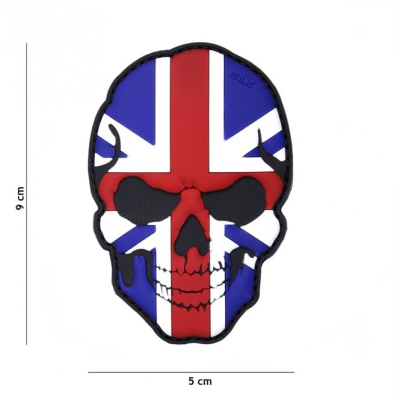 Uzšuve Skull UK color