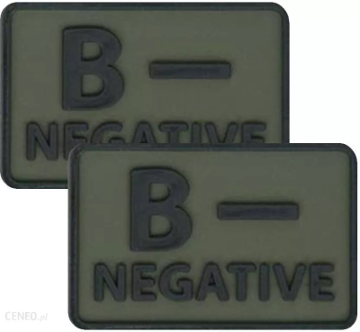 Uzšūve PVC Asins grupa 2gb.( B/Rh-)