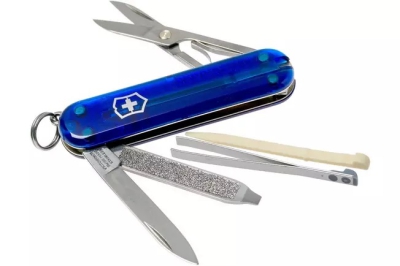 Nazis VICTORINOX Classic SD translucent blue
