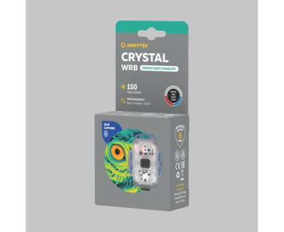 Lukturis Armytek Crystal WRB USB-C Blue