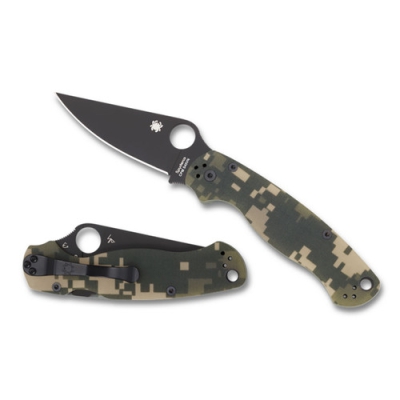 Nazis Spyderco Para Military 2  G-10 (camo)
