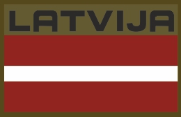Uzšuve Latvija (khaki)